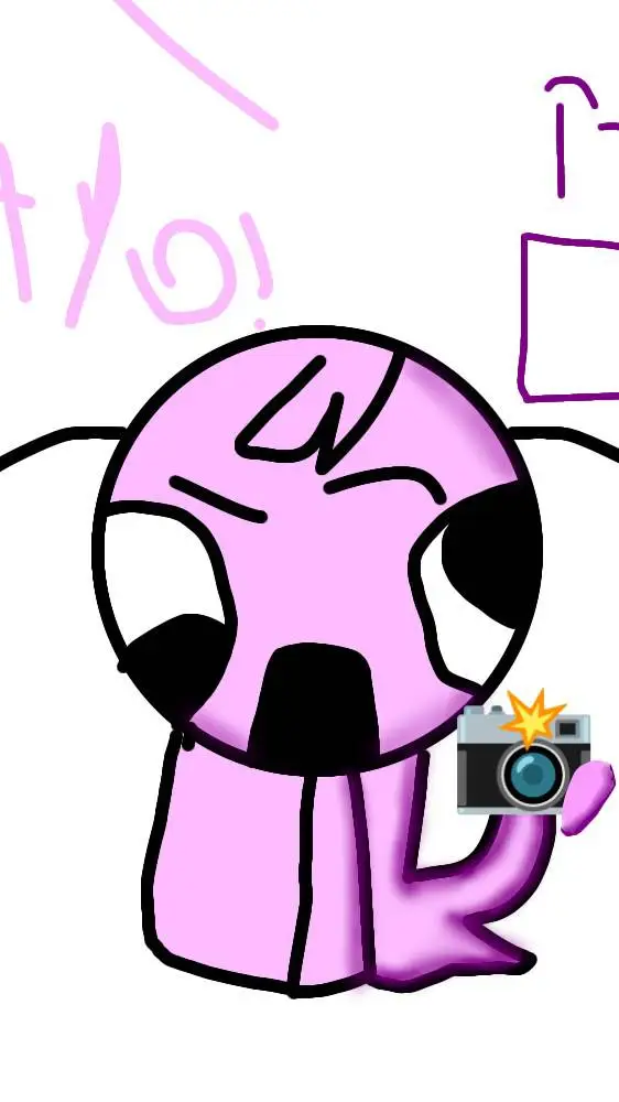 ai character: Light purple🤨📸 background