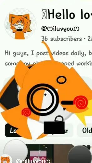 ai character: cat emojiI🧡🖤 background