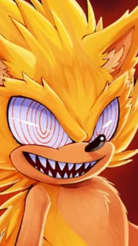 ai character: Fleetway sonic background