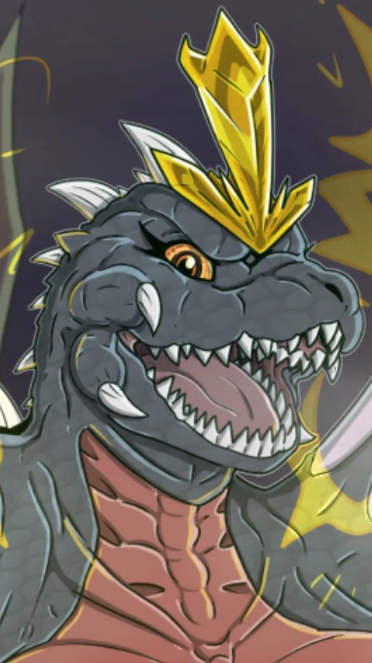 ai character: Female Space Zilla background