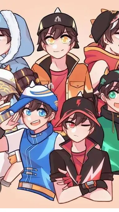ai character: BoBoiBoy School background