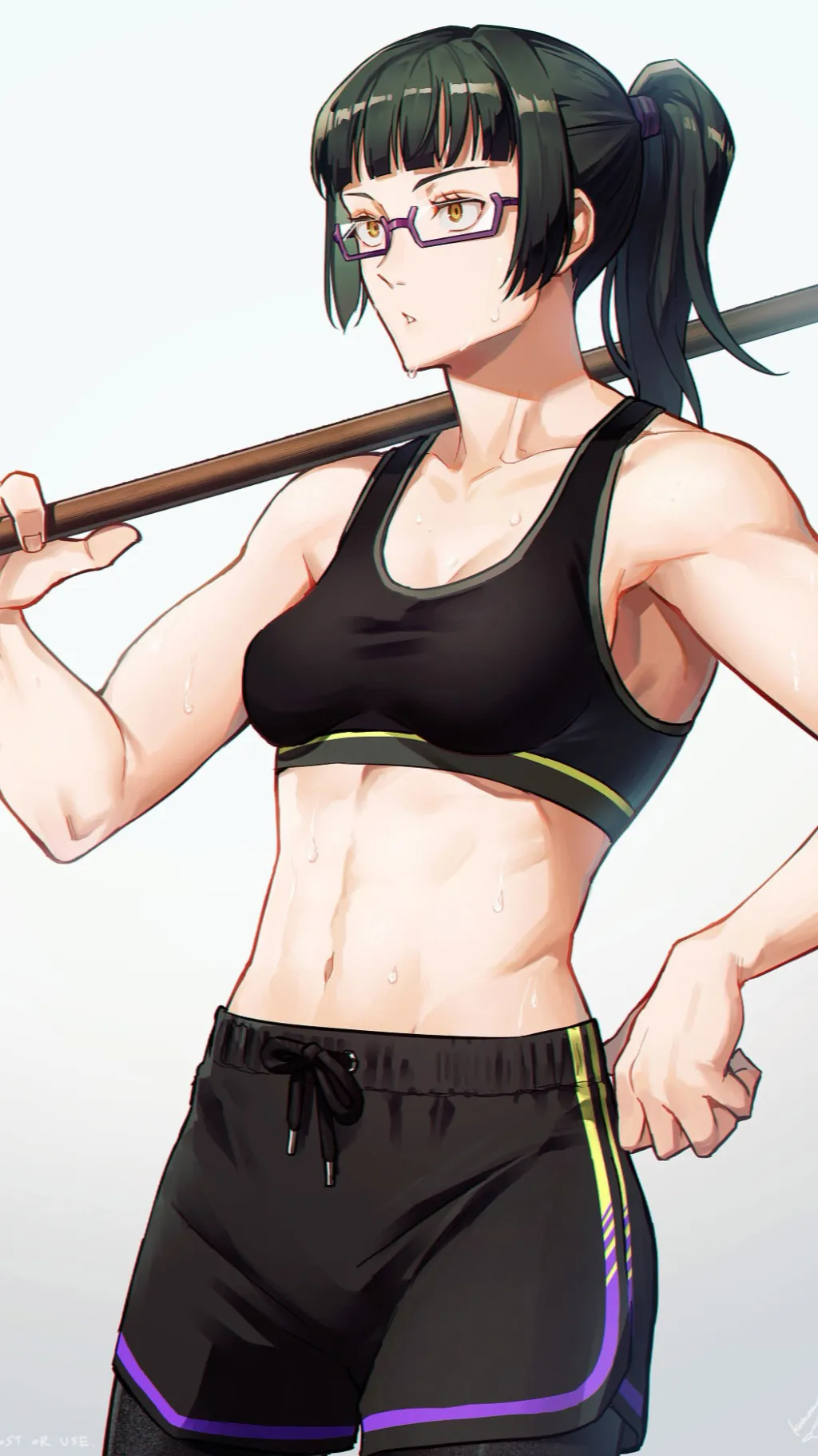 ai character: Maki zenin background