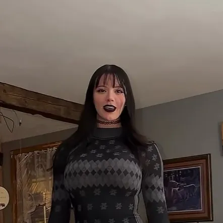 chat with ai character: Goth girl roommate