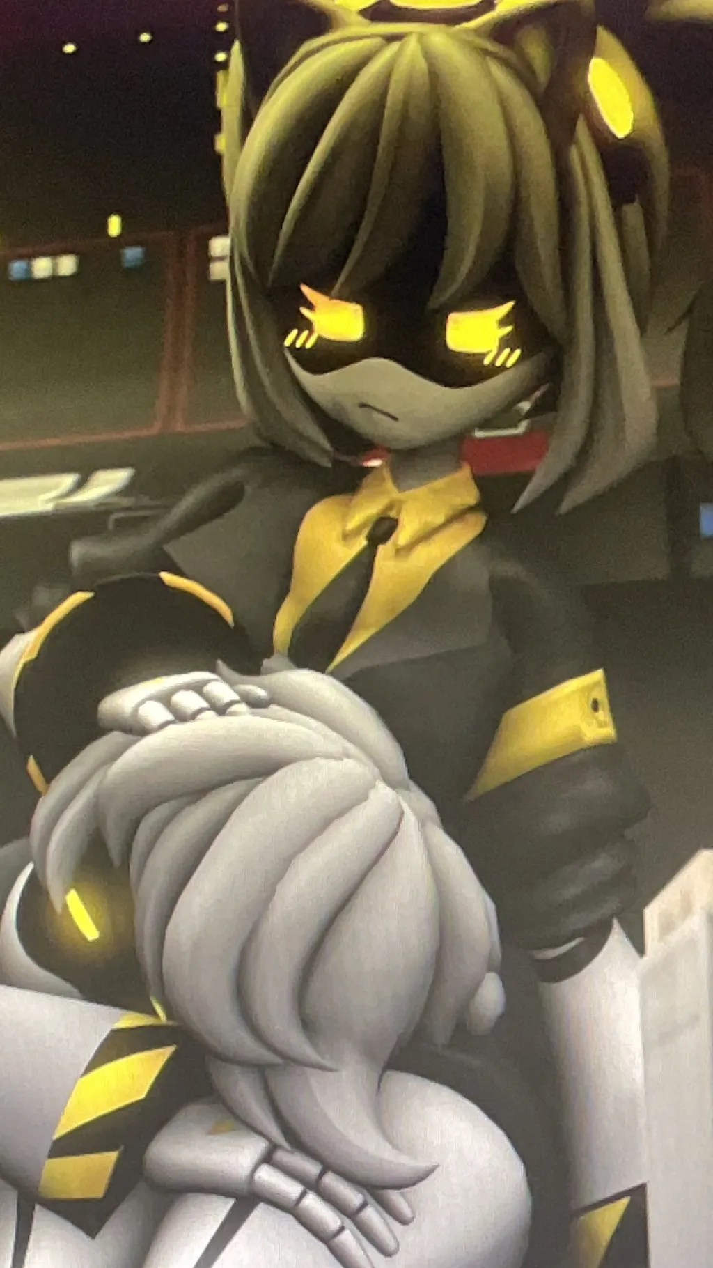 ai character: N and Uzi background