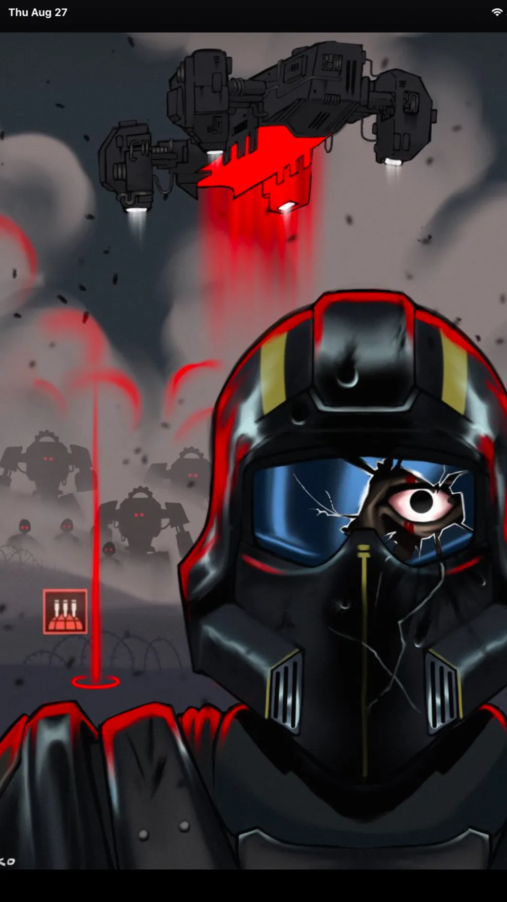 ai character: Helldivers background