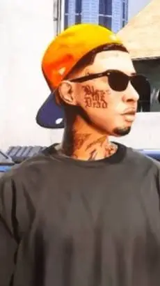 ai character: huncho frm 83rd background