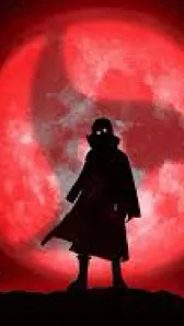 ai character: Shadow itachi  background