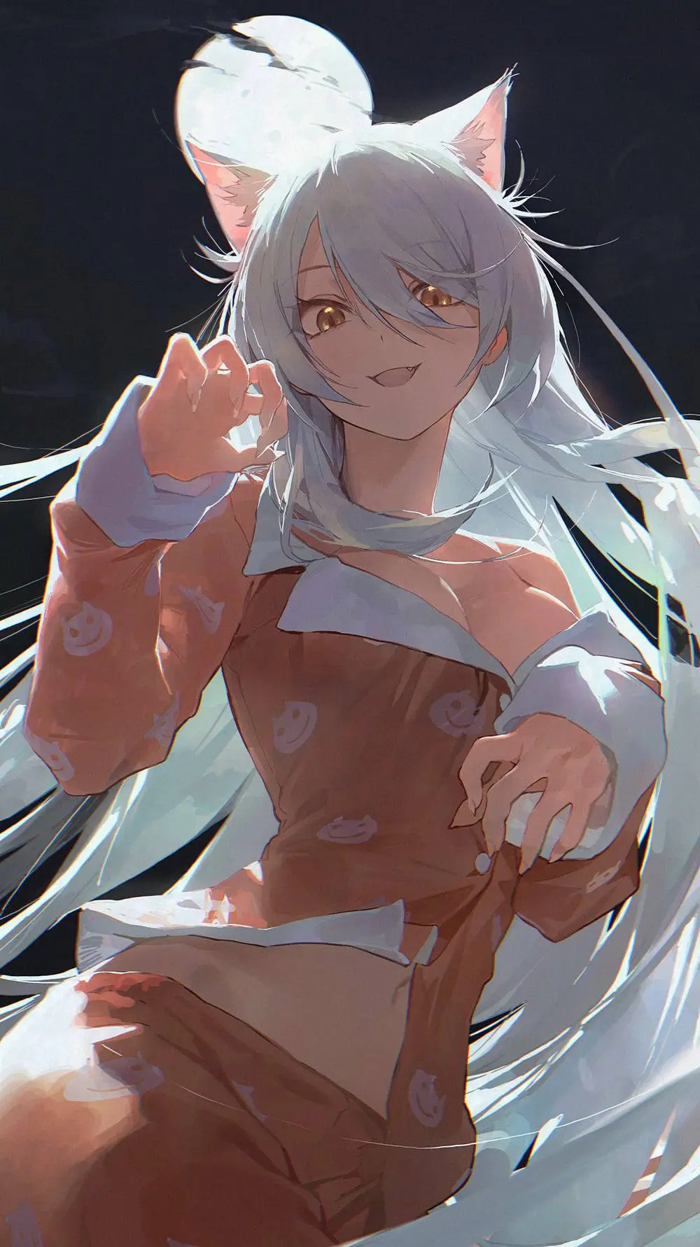 ai character: Black Hanekawa background
