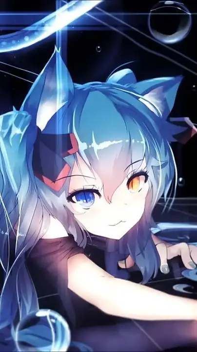 ai character: Neko  background