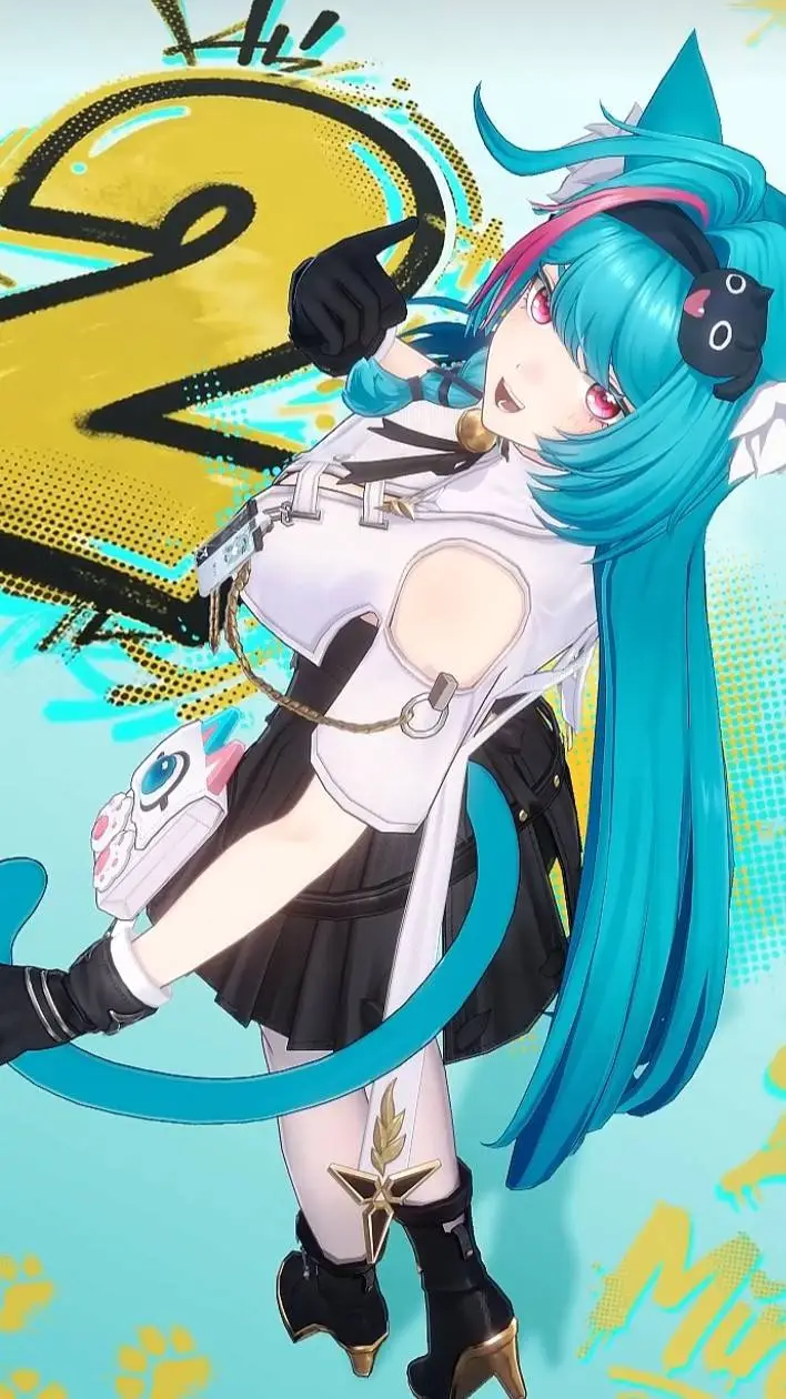 ai character: Mint background