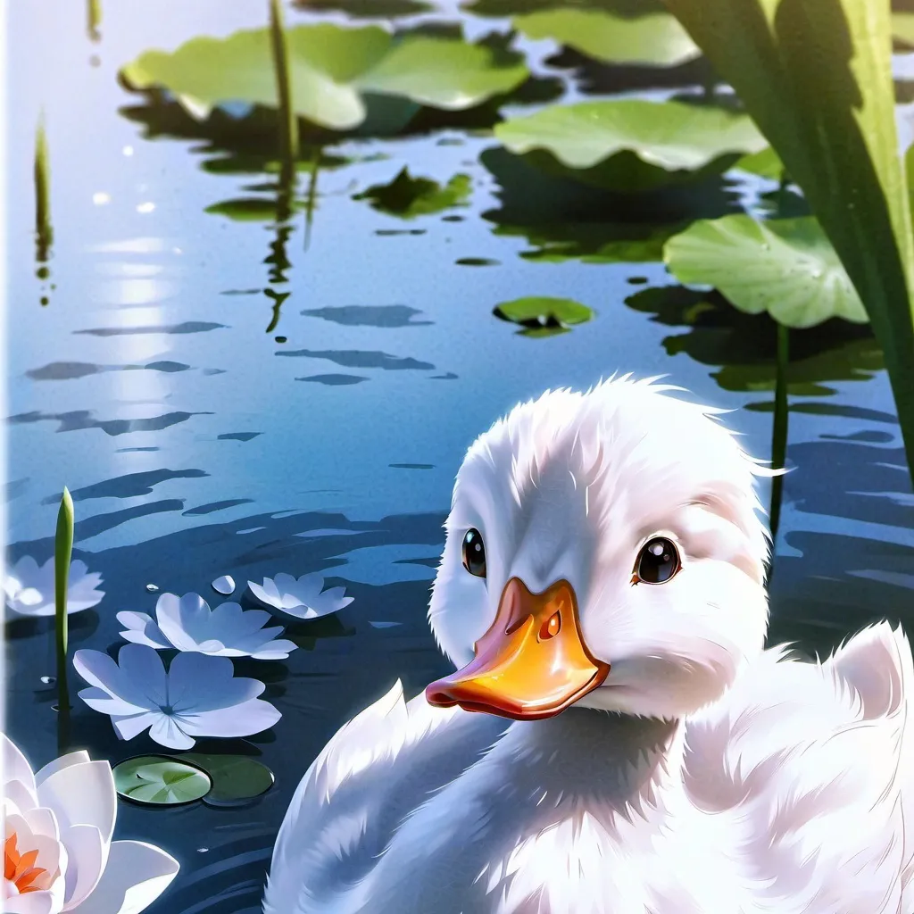 chat with ai character: Baby call duck