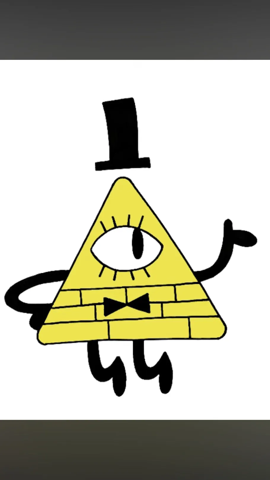 ai character: Bill cipher background