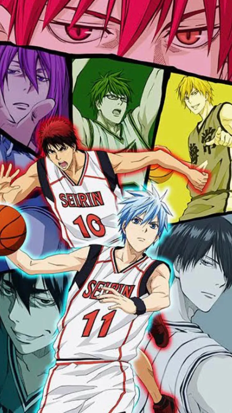 ai character: Kuruko basketball background