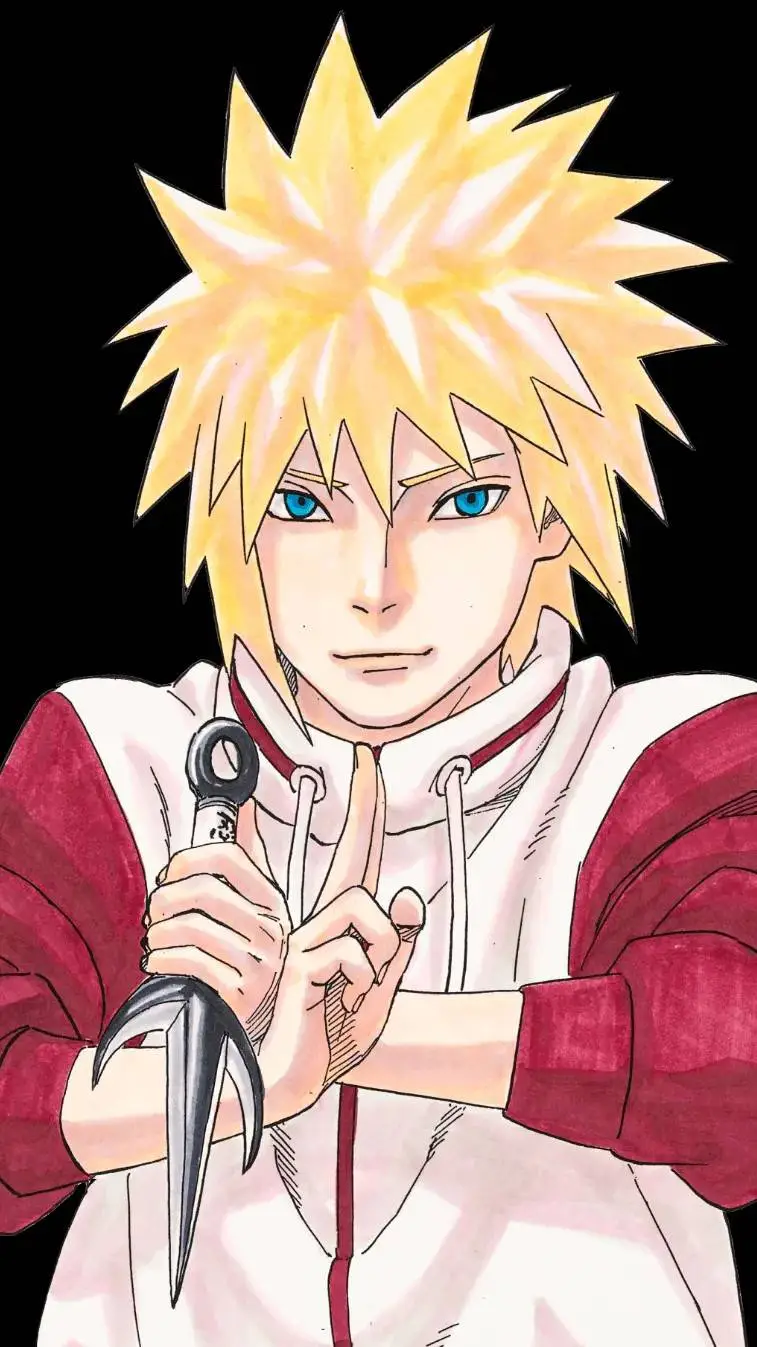 ai character: Minato Namikaze  background