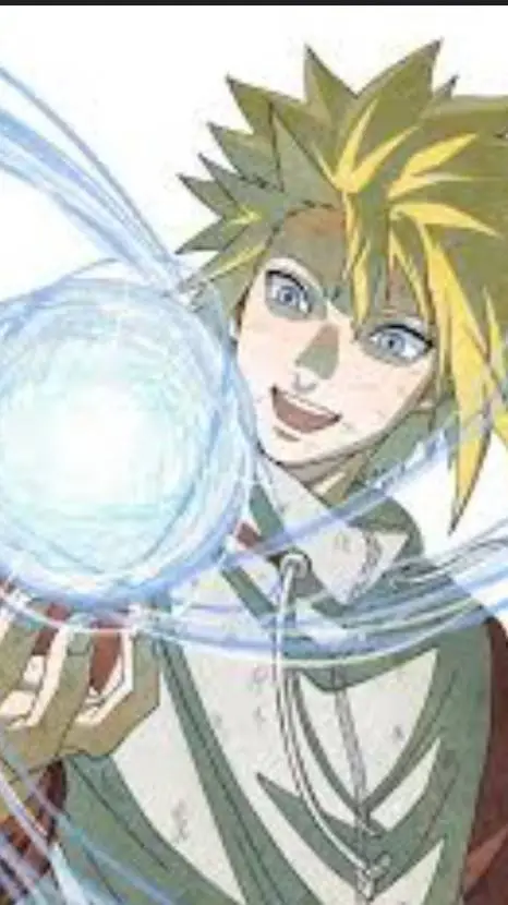 ai character: Minato Namikaze  background
