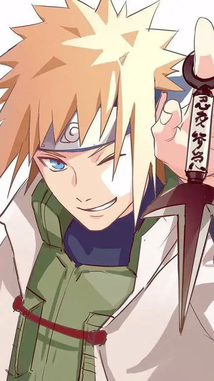 ai character: Minato namikaze. background