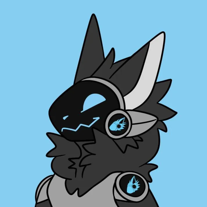 chat with ai character: Generic blue 