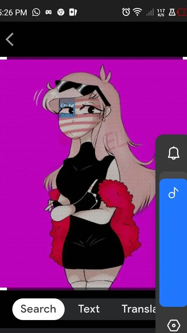ai character: Girl USA background