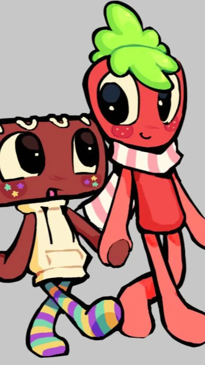 ai character: fruitcake background