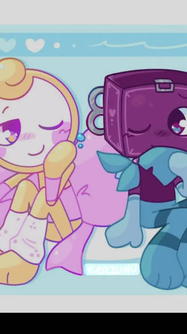 ai character: glitterbox background
