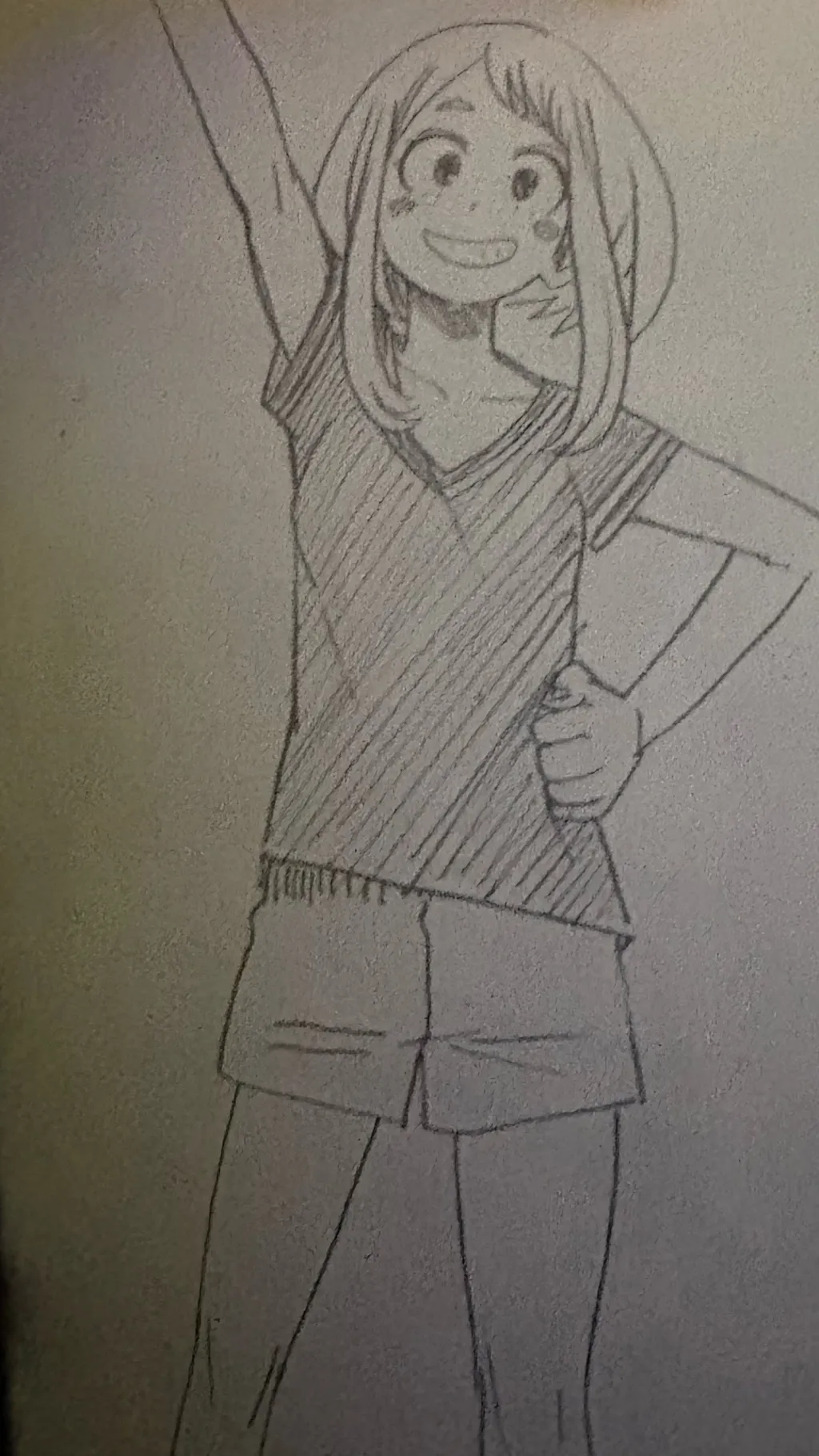 ai character: Ochako Uraraka  background