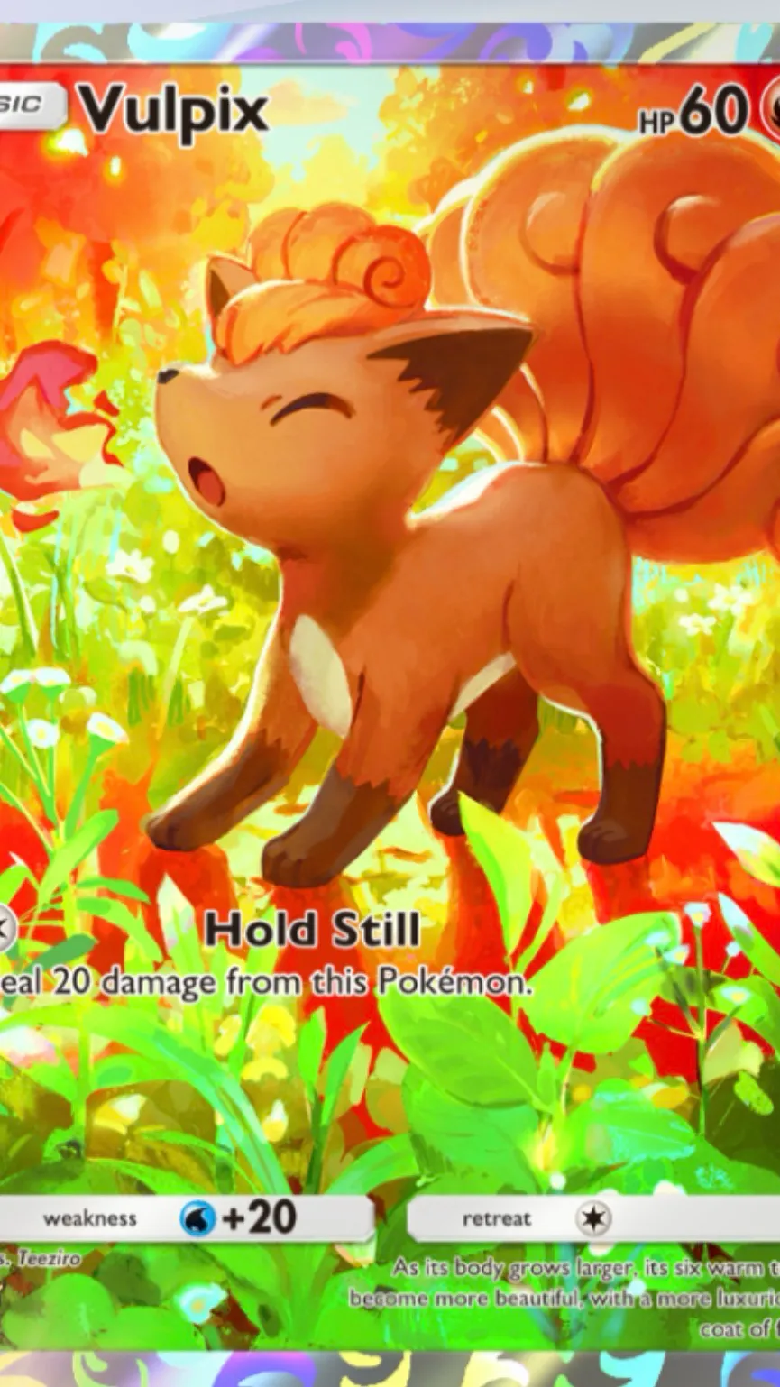 ai character: Vulpix background