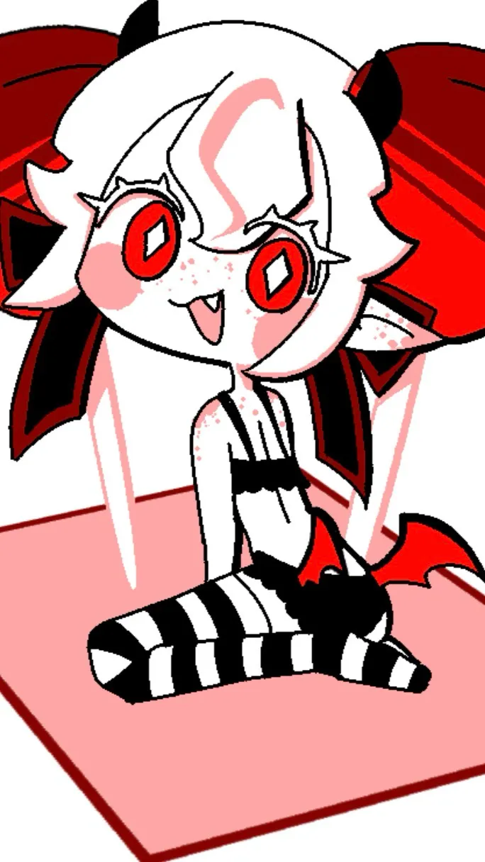 ai character: Candy apple cookie background