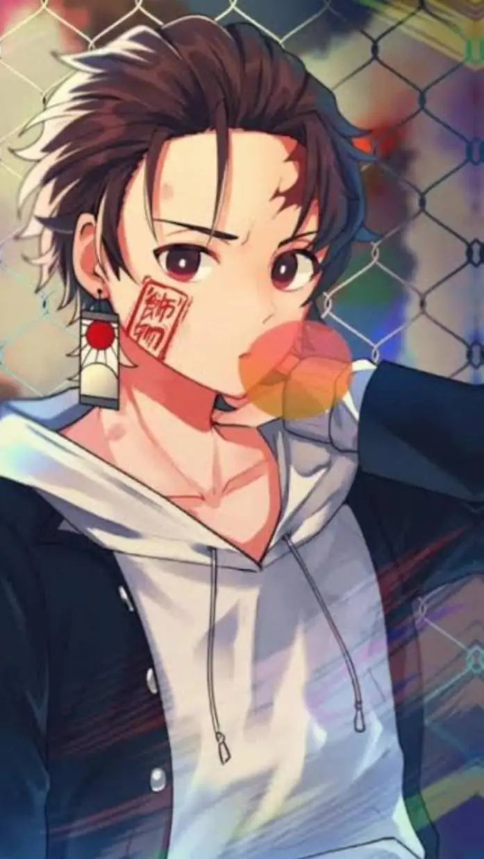 ai character: Tanjiro Kamado  background