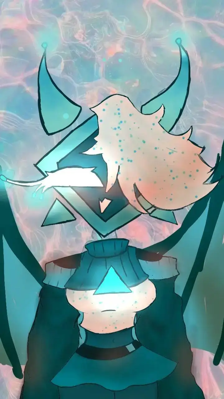 ai character: ★Teal★ background
