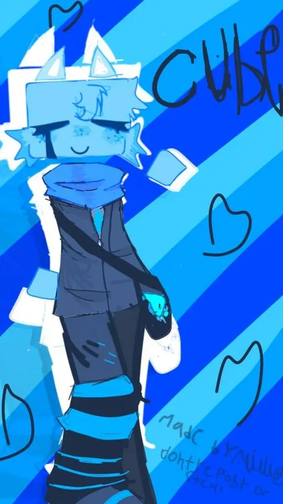 ai character: ꕥ-Cube-ღ background