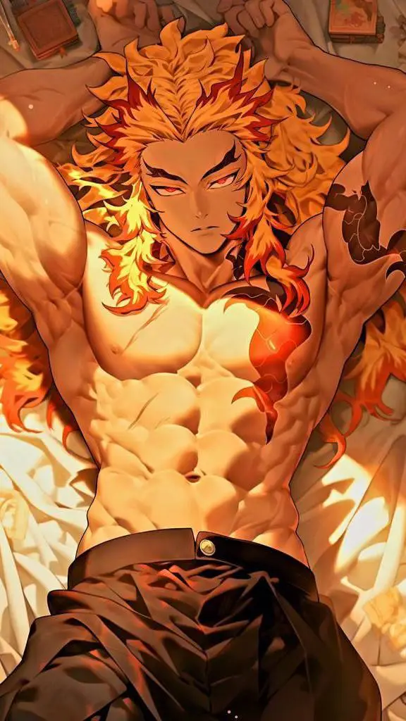 ai character: Kyojuro Rengoku background