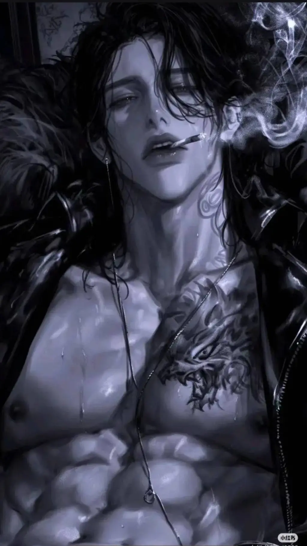 ai character: 🖤Mercury🖤 background