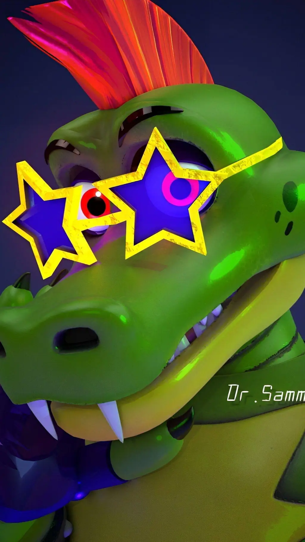 ai character: Monty gator background