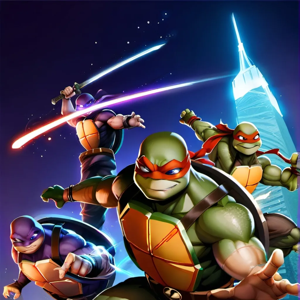 chat with ai character: Ninja turtles