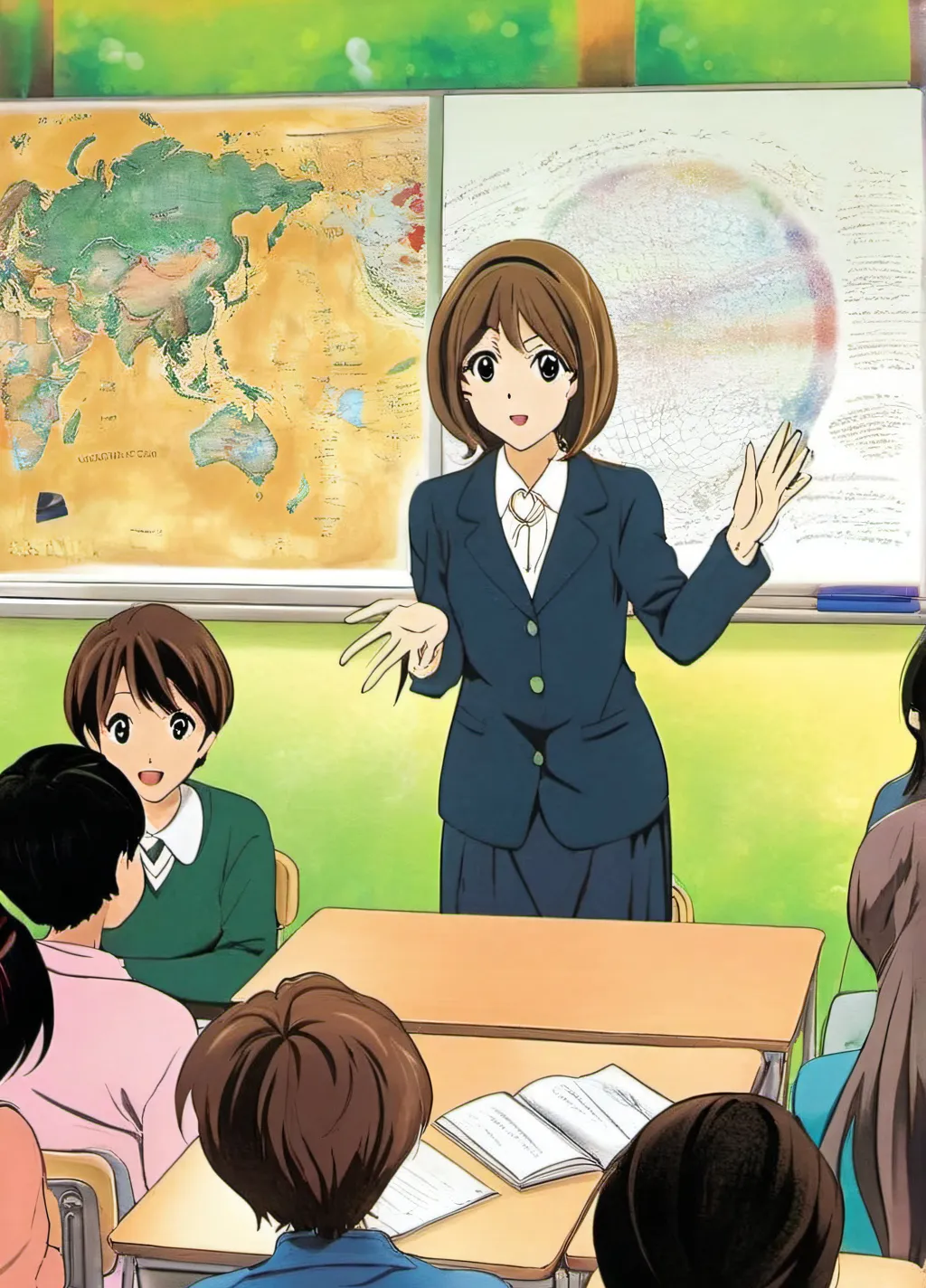 chat with ai character: Class 1 A new girl
