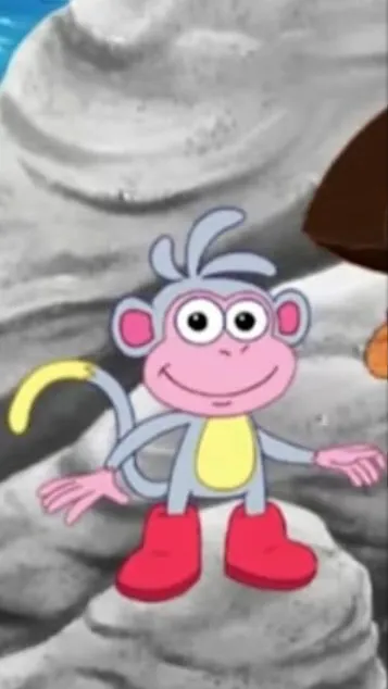 ai character: Boots the Monkey background