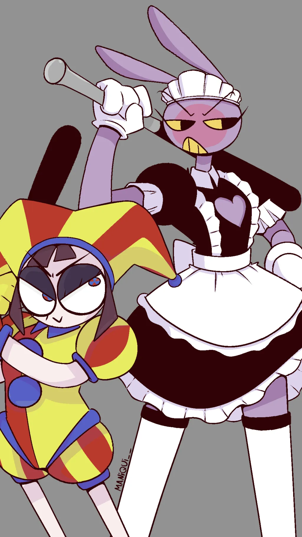 ai character: Unfunnybunny background
