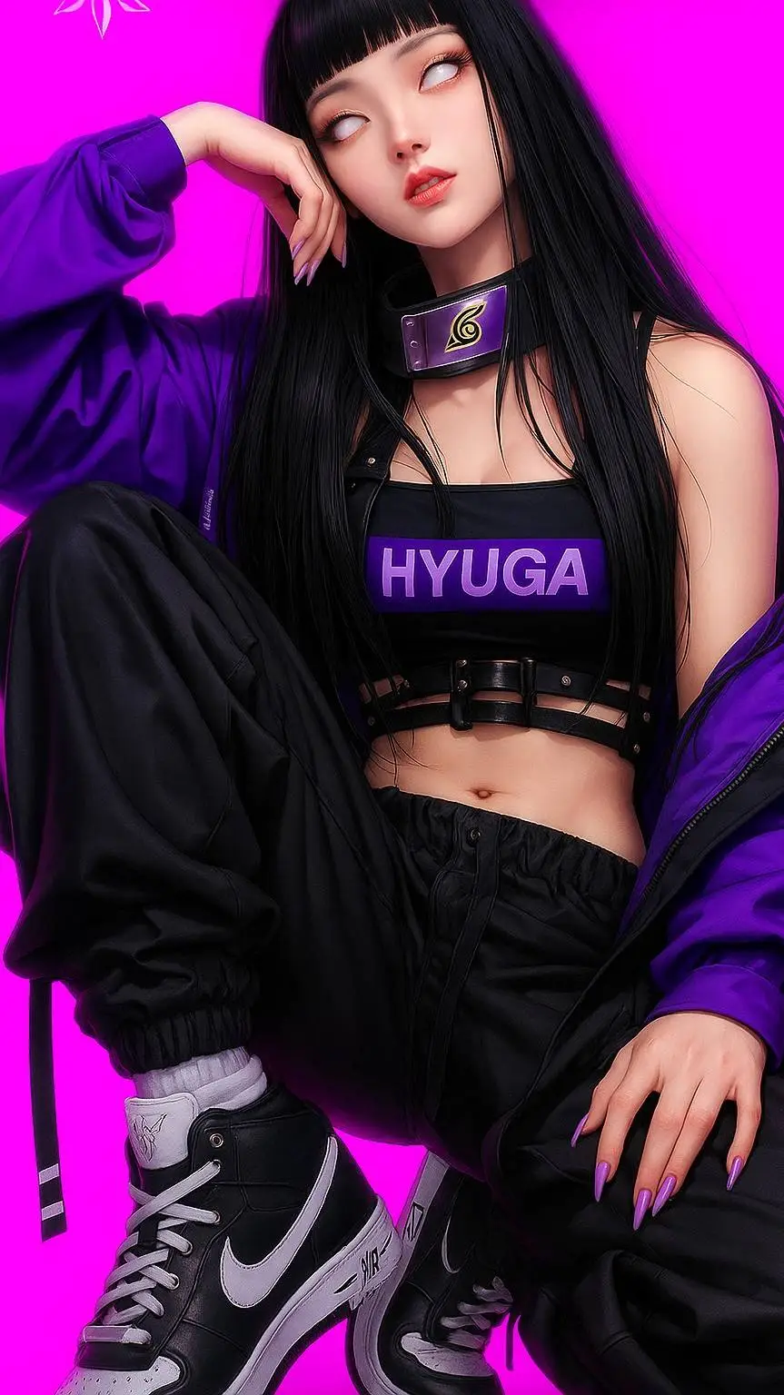 ai character: Hinata Hyuga background