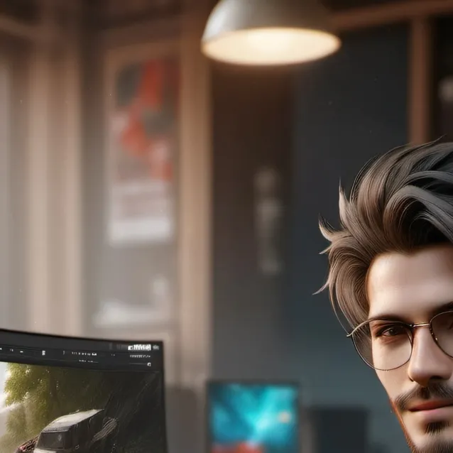 chat with ai character: computer gamer