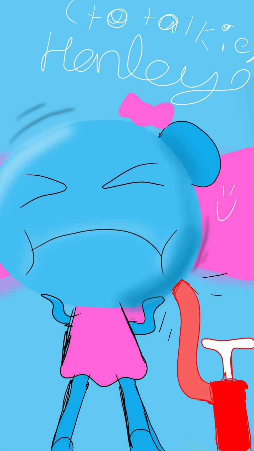 ai character: poppy head infl! background