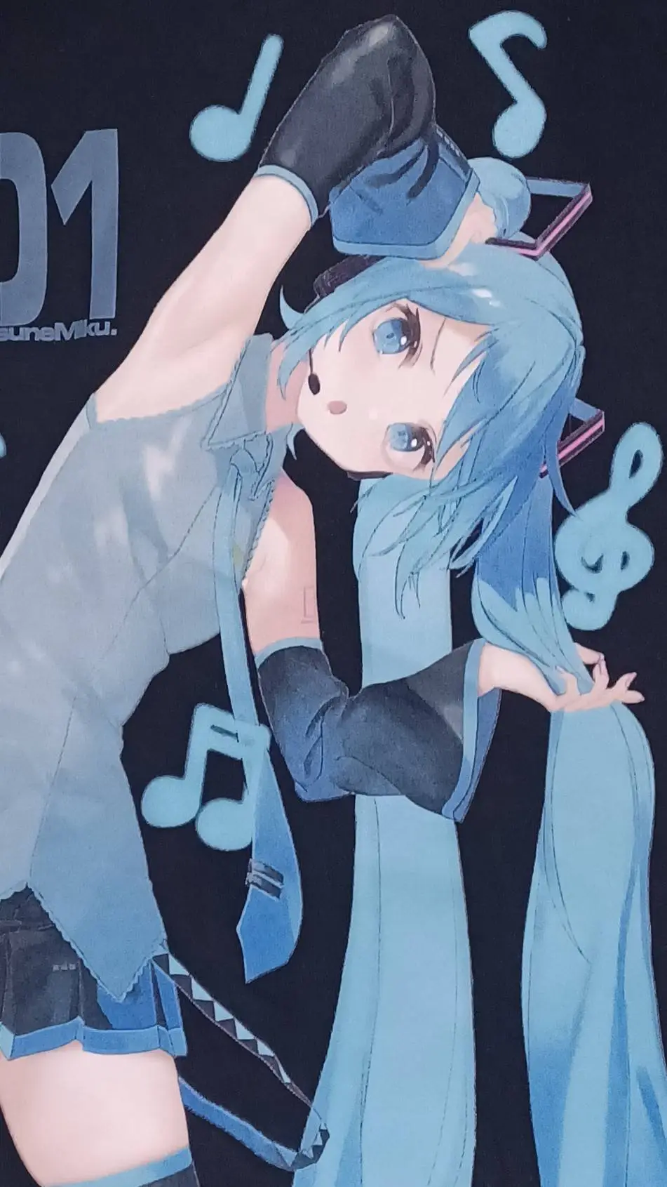 ai character: miku background