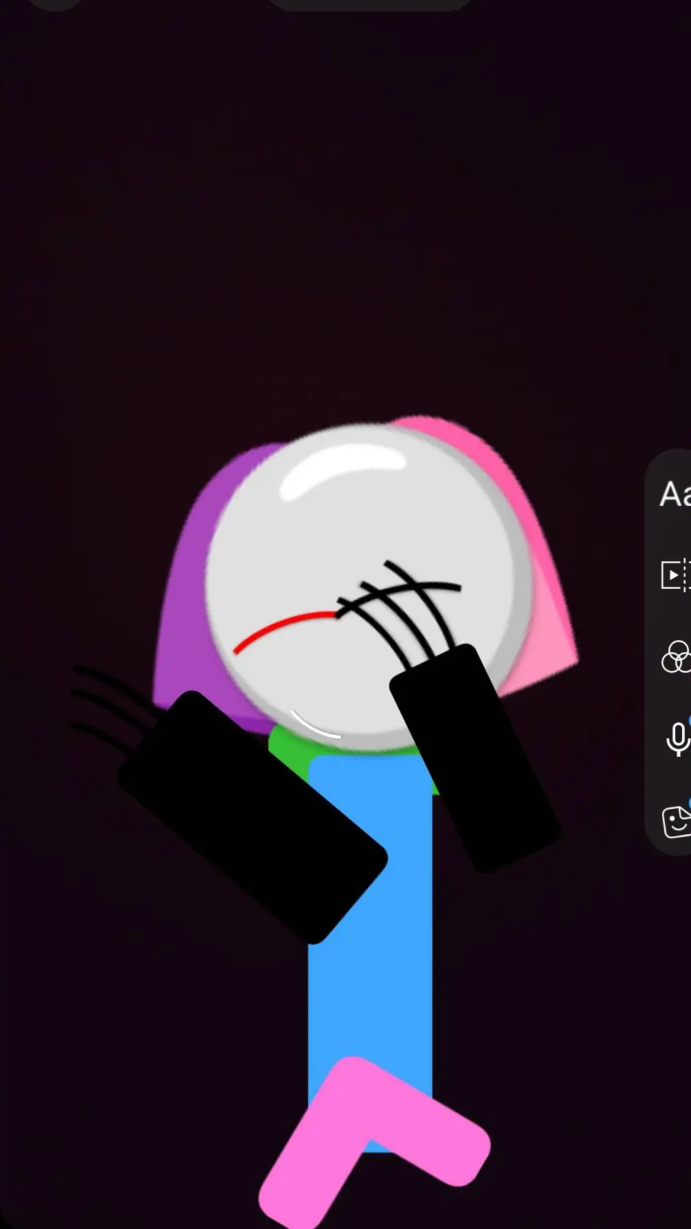 ai character: Catgirl and finn background
