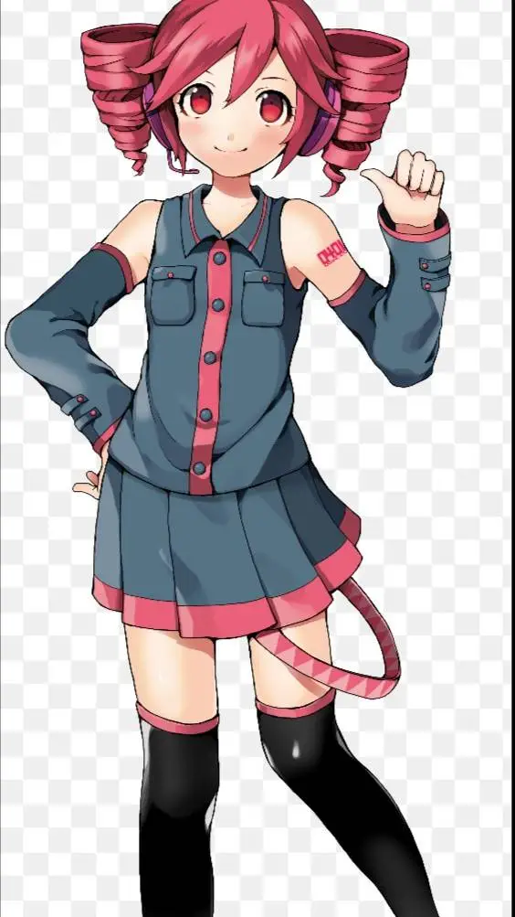 ai character: Teto background