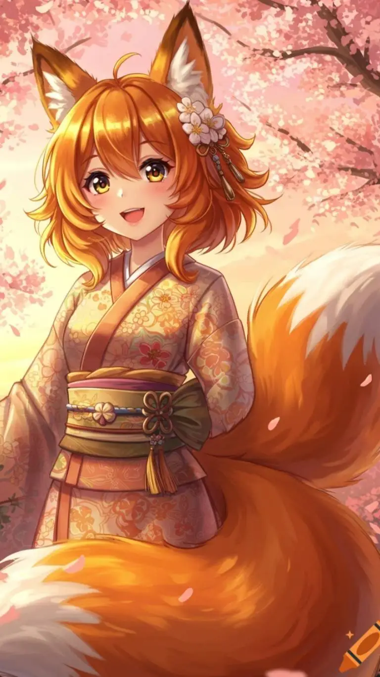 ai character: Fox girl y/n background