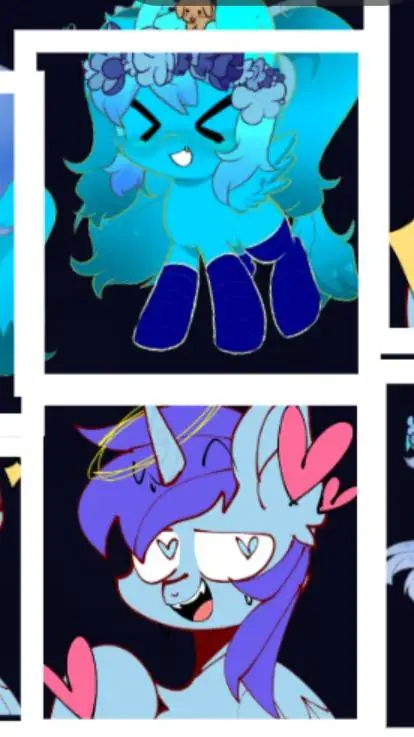ai character: 6 little egg trend background