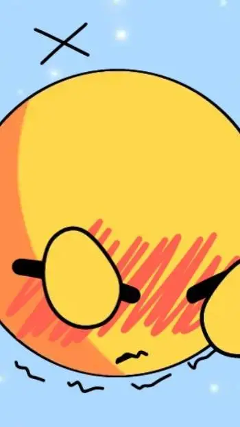 ai character: Embarrassed Yellow background