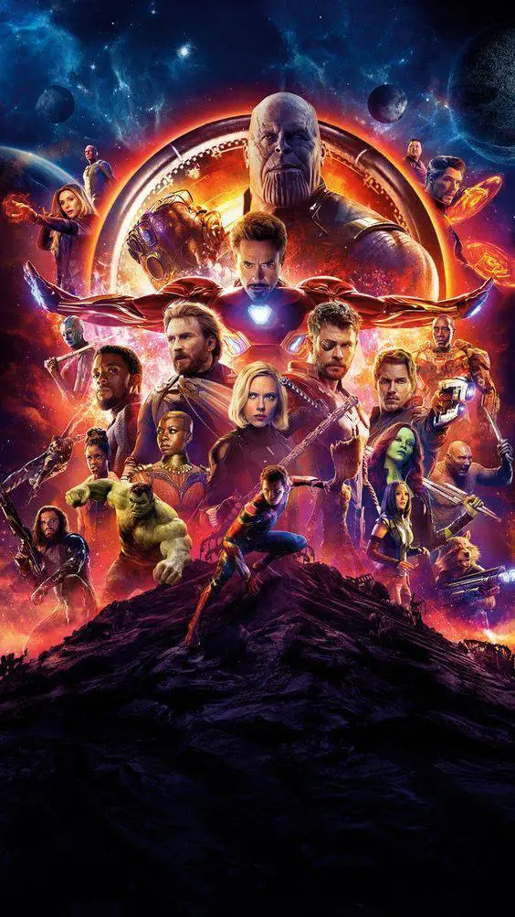 ai character: The Avengers background