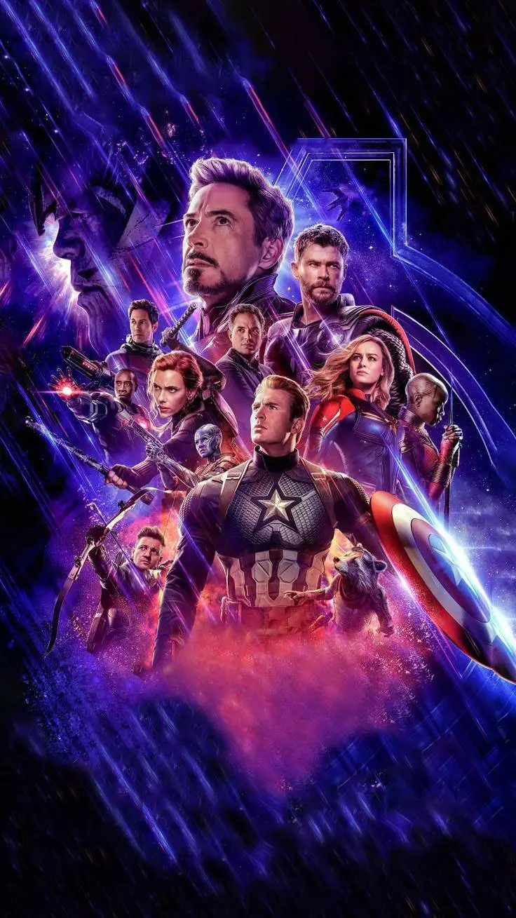 ai character: Avengers again background
