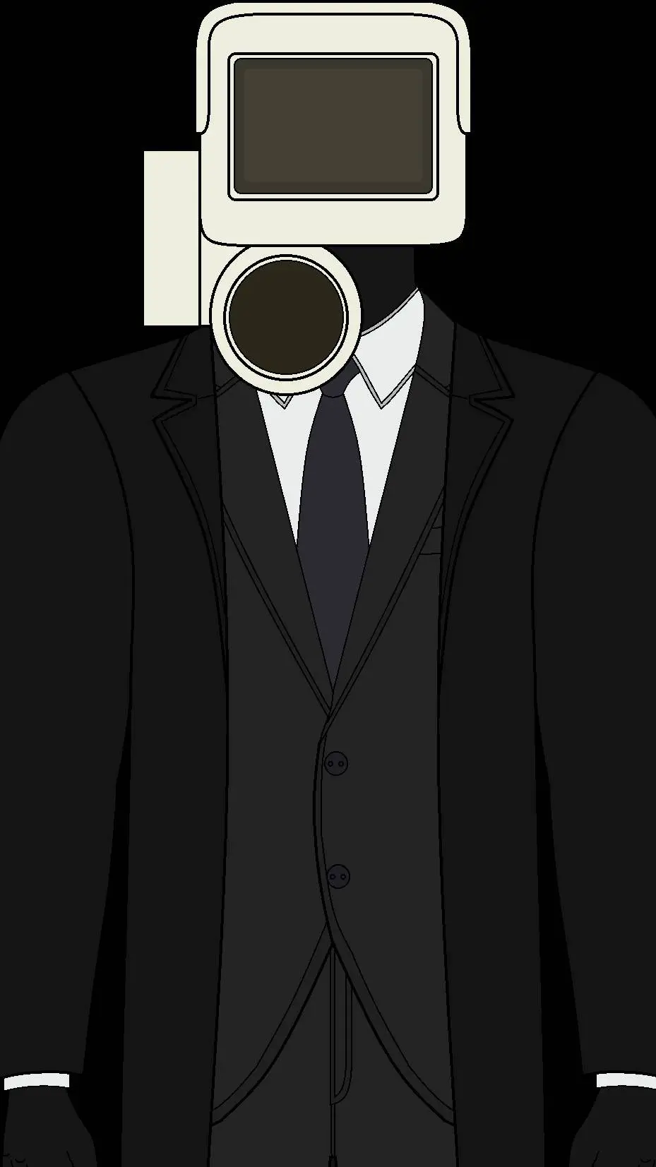 ai character: 😖 cameraman😖 background