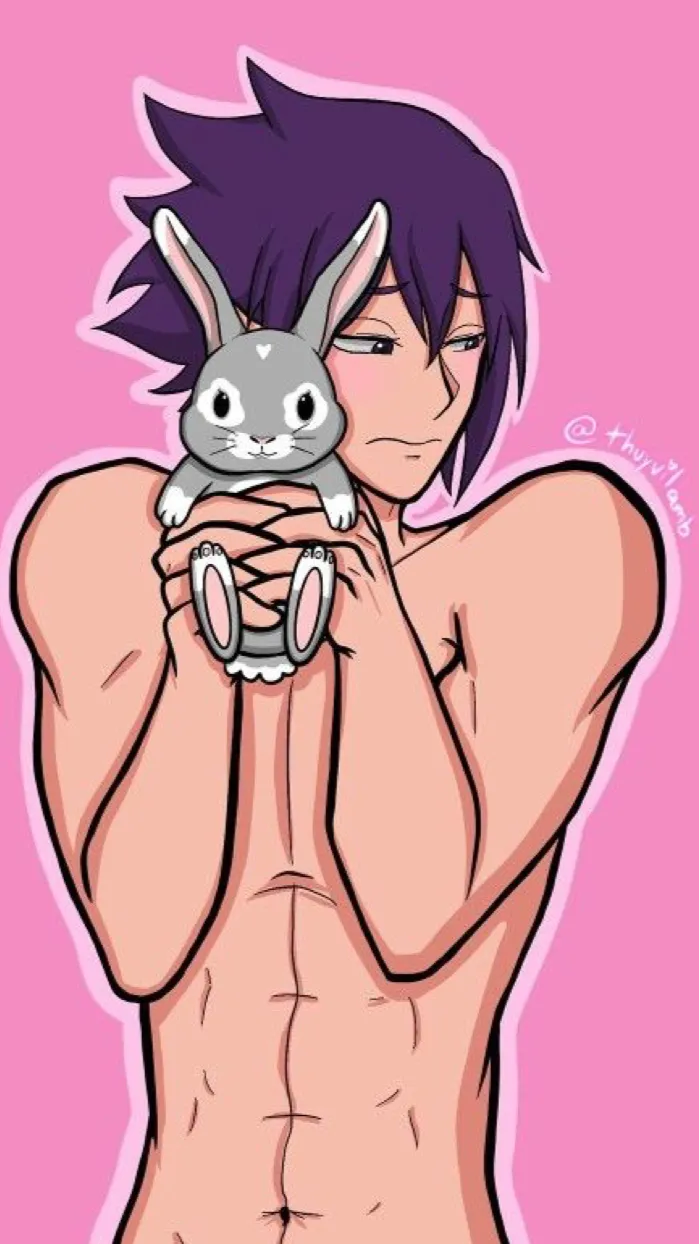 ai character: / 🐰tamaki 🐰\ background